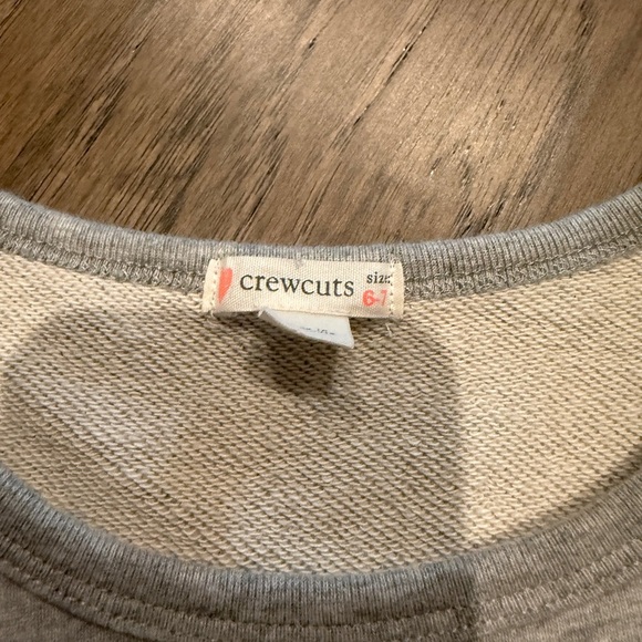 Crewcuts Gray Ruffled Sweatshirt - Picture 2 of 2